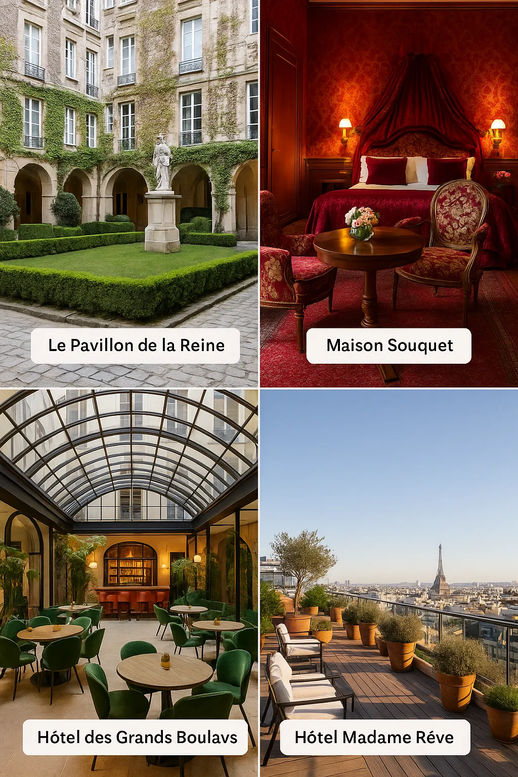 Les hôtels-boutiques les plus charmants à Paris à découvrir absolument